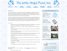 Tablet Screenshot of littleangelfundinc.org